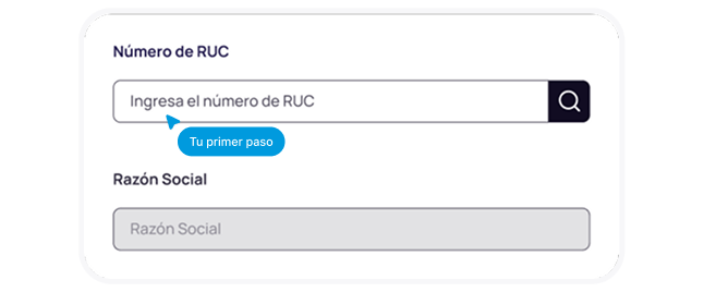 Agrega la empresa y completa su información
